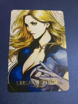 Susan Storm Fantastic Anime Doujin Gold Foil Holo Art Trading Card ACG Carddass - Image 1