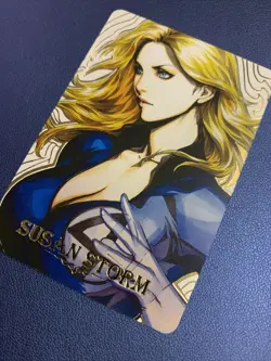 Susan Storm Fantastic Anime Doujin Gold Foil Holo Art Trading Card ACG Carddass - Image 3