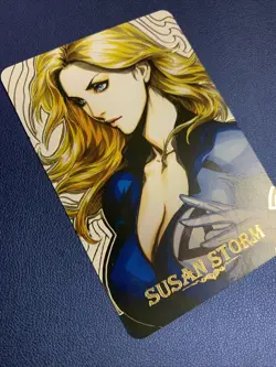 Susan Storm Fantastic Anime Doujin Gold Foil Holo Art Trading Card ACG Carddass - Image 4