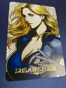 Susan Storm Fantastic Anime Doujin Gold Foil Holo Art Trading Card ACG Carddass - Image 5