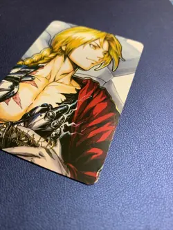 Edward Full Metal Alchemist Hero Anime FMA Gold Foil Holo Art Card ACG Carddass - Image 5