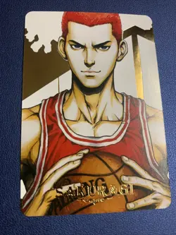 Sakuragi Slam Dunk Sports Doujin Hero Anime Gold Foil Holo Art Card ACG Carddass - Image 1