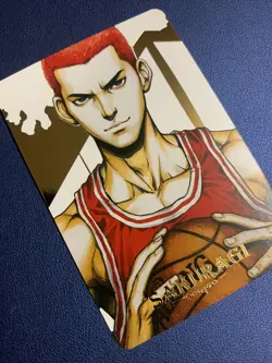 Sakuragi Slam Dunk Sports Doujin Hero Anime Gold Foil Holo Art Card ACG Carddass - Image 4