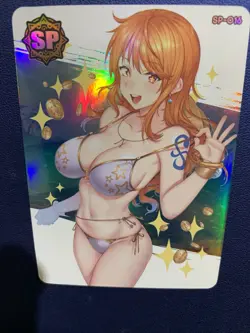 Nami One Piece Pirate Hot SP 16 Foil Goddess Waifu Card Girl Holo Doujin Anime - Image 5