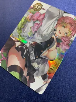 Kanroji Mitsuri Demon Slayer SP Foil Goddess Waifu Card Girl Holo Doujin Anime - Image 3