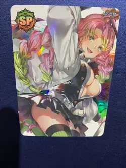 Kanroji Mitsuri Demon Slayer SP Foil Goddess Waifu Card Girl Holo Doujin Anime - Image 5