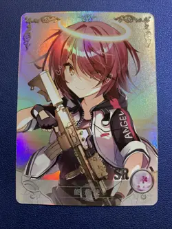 Exusiai Arknights Game Hot SR Doujin Foil Goddess Story 5M03-77 Anime Waifu Card - Image 1