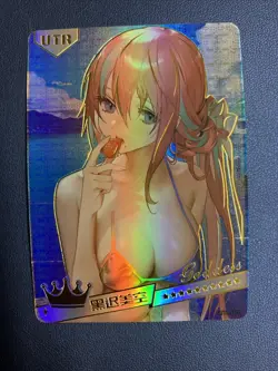 Sakura Miko Vtuber Holo Live UTR Swimsuit Goddess Waifu Card Girl Doujin Anime - Image 1