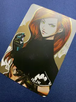 Kim Possible Gold Foil Holo Character Art Trading Card ACG Carddass Masters Rare - Image 3