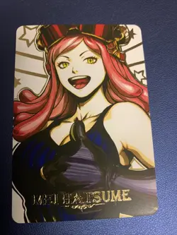 Mei Hatsume Hero Academia MHA Gold Foil Holo Art Trading Card ACG Carddass Rare - Image 1