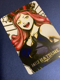 Mei Hatsume Hero Academia MHA Gold Foil Holo Art Trading Card ACG Carddass Rare - Image 4