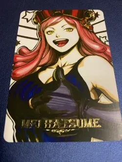 Mei Hatsume Hero Academia MHA Gold Foil Holo Art Trading Card ACG Carddass Rare - Image 5