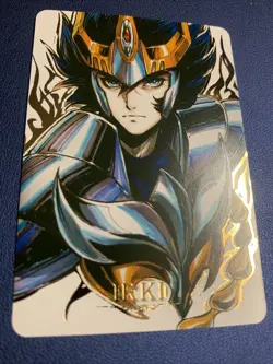 Saint Seiya Knight Ikki Doujin Hero Anime Gold Foil Holo Art Card ACG Carddass - Image 1