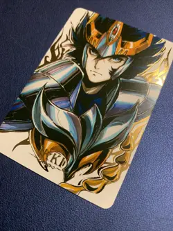 Saint Seiya Knight Ikki Doujin Hero Anime Gold Foil Holo Art Card ACG Carddass - Image 3