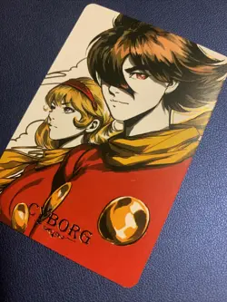Cyborg 009 34 Manga Joe Hero Doujin Anime Gold Foil Holo Art Card ACG Carddass - Image 3