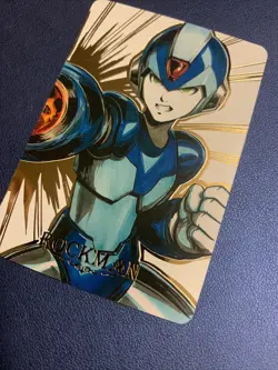 Megaman Rock Man Capcom Hero Doujin Anime Gold Foil Holo Art Card ACG Carddass - Image 3