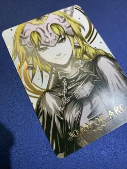 Joan Of Arc Fate Jeanne Gold Foil Holo Character Art Trading Card ACG Carddass - Image 4
