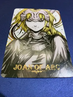 Joan Of Arc Fate Jeanne Gold Foil Holo Character Art Trading Card ACG Carddass - Image 5