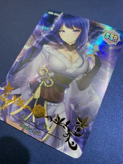 Beelzebul Genshin Impact SSR 4 Foil Goddess Waifu Card Girl Holo Doujin Anime - Image 3