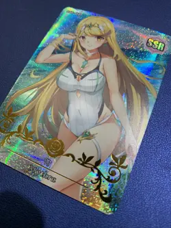 Mythra Xenoblade Chronicle SSR 21 Foil Goddess Waifu Card Girl Holo Doujin Anime - Image 3