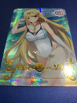 Mythra Xenoblade Chronicle SSR 21 Foil Goddess Waifu Card Girl Holo Doujin Anime - Image 5