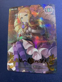 Beatrice ReZero Life World SSR 24 Foil Goddess Waifu Card Girl Holo Doujin Anime - Image 1