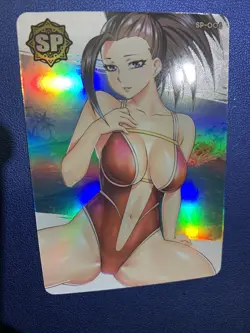 Momo Yaoyorozu Hero Academia SP 6 Foil Goddess Waifu Card Girl Holo Doujin Anime - Image 5