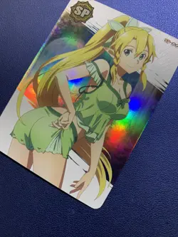 Leafa Sword Art Online Sao SP 8 Foil Goddess Waifu Card Girl Holo Doujin Anime - Image 3