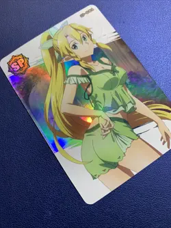 Leafa Sword Art Online Sao SP 8 Foil Goddess Waifu Card Girl Holo Doujin Anime - Image 4