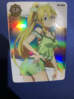 Leafa Sword Art Online Sao SP 8 Foil Goddess Waifu Card Girl Holo Doujin Anime - Image 5