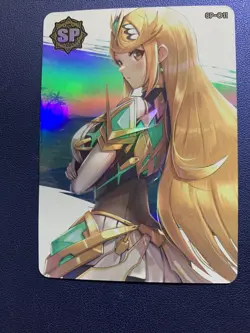 Mythra Xenoblade Chronicle SP 11 Foil Goddess Waifu Card Girl Holo Doujin Anime - Image 5