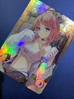 Blue Poison Arknights Hot SR Doujin Foil Goddess Story 5M03-76 Anime Waifu Card - Image 3
