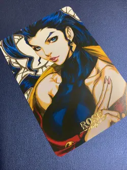Rose Street Fighter Gold Foil Holo Character Art Trading Card ACG Carddass Rare - Image 4