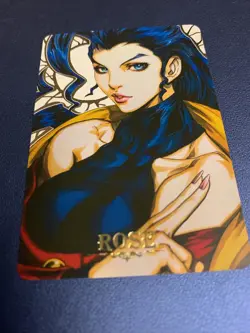 Rose Street Fighter Gold Foil Holo Character Art Trading Card ACG Carddass Rare - Image 5