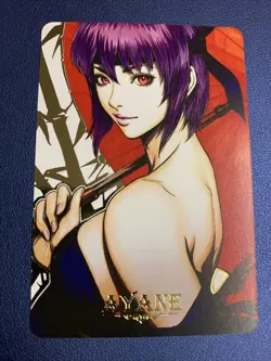 Ayane Dead Alive Ninja Waifu Anime Doujin Gold Foil Holo Art Card ACG Carddass - Image 1
