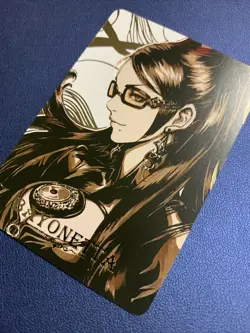 Bayonetta Hot Girl Woman Waifu Anime Doujin Gold Foil Holo Art Card ACG Carddass - Image 3