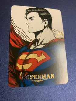 Superman DC Super Hero Comic Doujin Anime Gold Foil Holo Art Card ACG Carddass - Image 1
