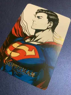 Superman DC Super Hero Comic Doujin Anime Gold Foil Holo Art Card ACG Carddass - Image 3
