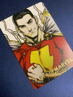 Shazam Marvel DC Super Hero Doujin Anime Gold Foil Holo Art Card ACG Carddass - Image 4