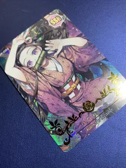 Nezuko Kamado Demon Slayer SSR 2 Foil Goddess Waifu Card Girl Holo Doujin Anime - Image 4