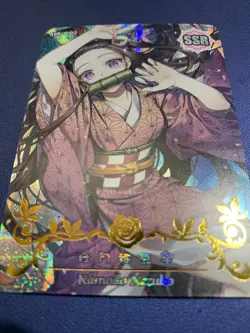 Nezuko Kamado Demon Slayer SSR 2 Foil Goddess Waifu Card Girl Holo Doujin Anime - Image 5