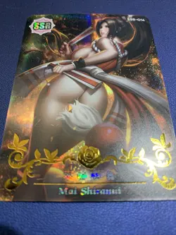 Mai Shiranui King Fighters SSR 14 Foil Goddess Waifu Card Girl Holo Doujin Anime - Image 5