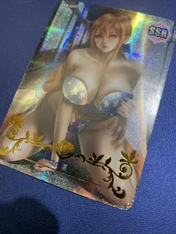 Nami One Piece Pirate Hot SSR 17 Foil Goddess Waifu Card Girl Holo Doujin Anime - Image 3