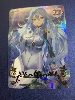 Rei Ayanami Evangelion Hot SSR 18 Foil Goddess Waifu Card Girl Holo Doujin Anime - Image 1