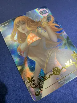 Nami One Piece Pirate Hot SSR 19 Foil Goddess Waifu Card Girl Holo Doujin Anime - Image 4