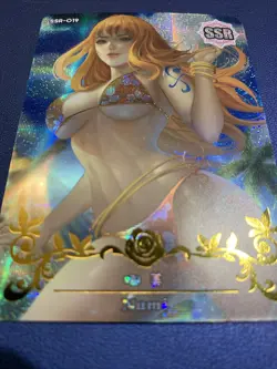 Nami One Piece Pirate Hot SSR 19 Foil Goddess Waifu Card Girl Holo Doujin Anime - Image 5