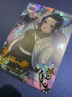 Kochou Shinobu Demon Slayer SSR Foil Goddess Waifu Card Girl Holo Doujin Anime - Image 3