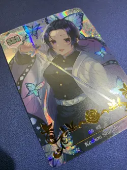 Kochou Shinobu Demon Slayer SSR Foil Goddess Waifu Card Girl Holo Doujin Anime - Image 4