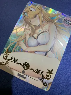 Mythra Xenoblade Chronicle SSR 35 Foil Goddess Waifu Card Girl Holo Doujin Anime - Image 3