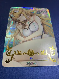 Mythra Xenoblade Chronicle SSR 35 Foil Goddess Waifu Card Girl Holo Doujin Anime - Image 5